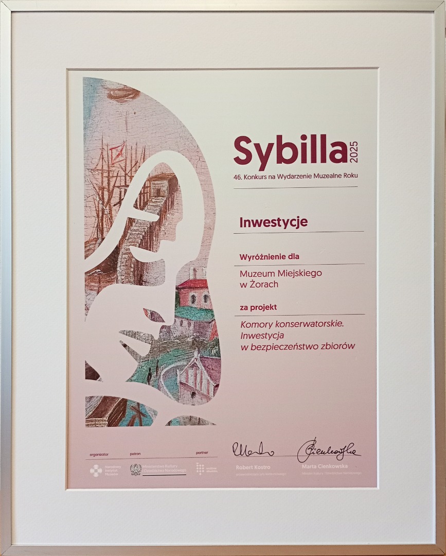 Sybilla 2026 wyroznienie dla Muzeum Miejskiego w Żorach