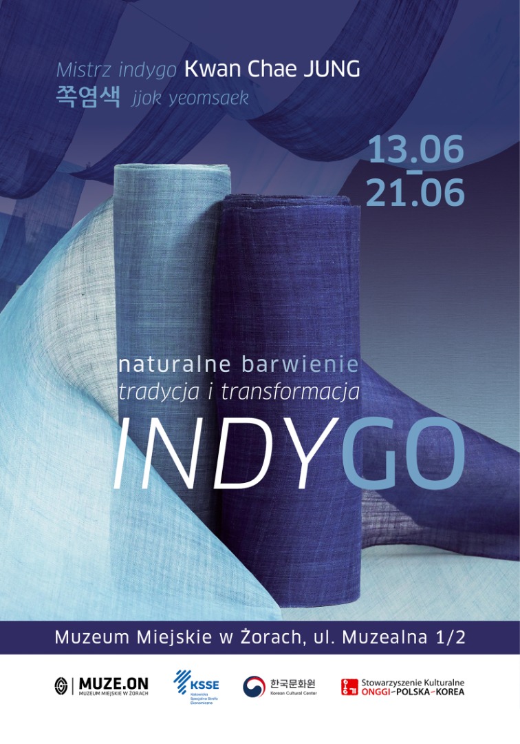 Plakat wystawy INDYGO