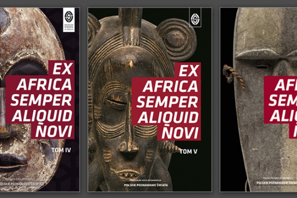 Okładki książek Ex Africa semper aliquid novi. Tom IV, V, IV