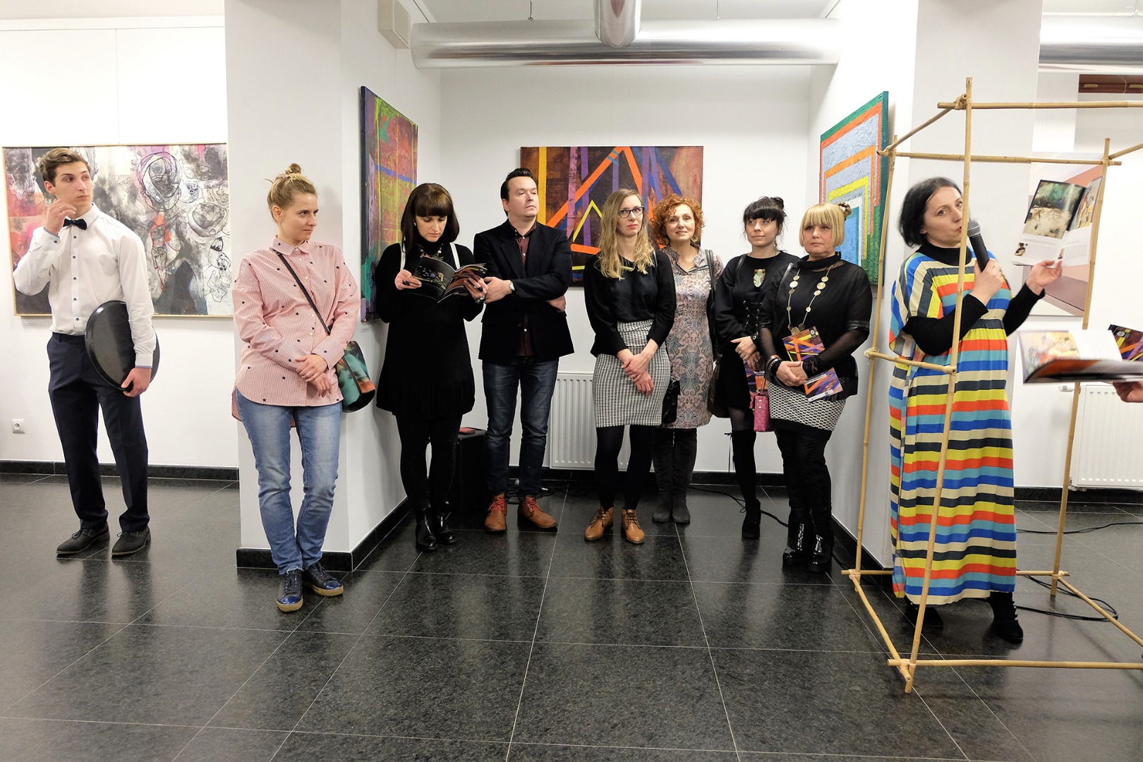 Wernisaż wystawy Architektura sztuki w Żorach - Anna Flaga